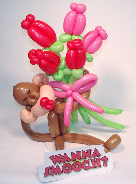 love monkey balloons valentines day denver