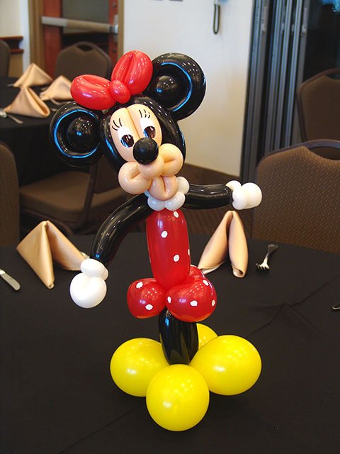 minnie mouse balloon centerpieces denver